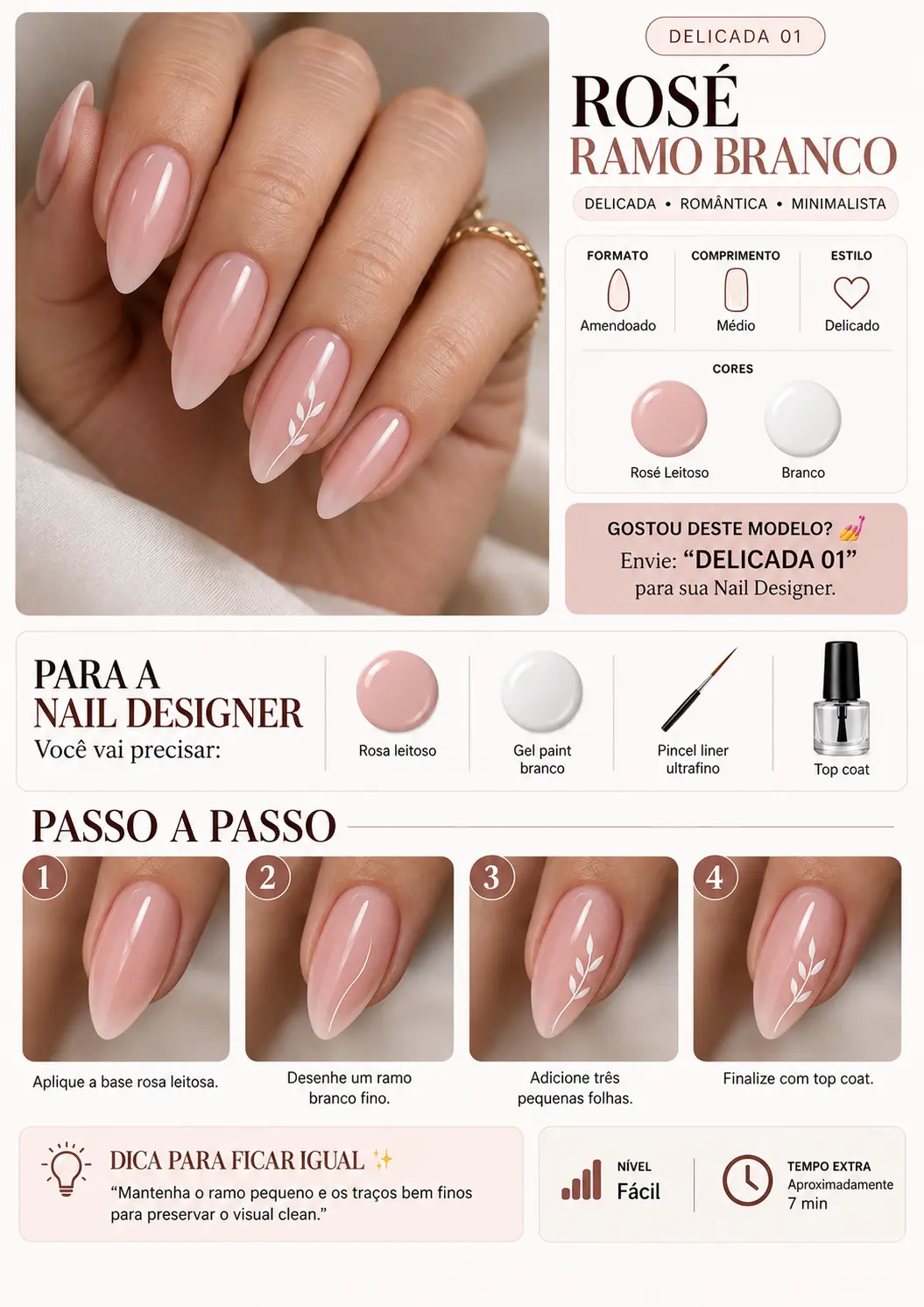 Página Rosé Ramo Branco do bônus 2
