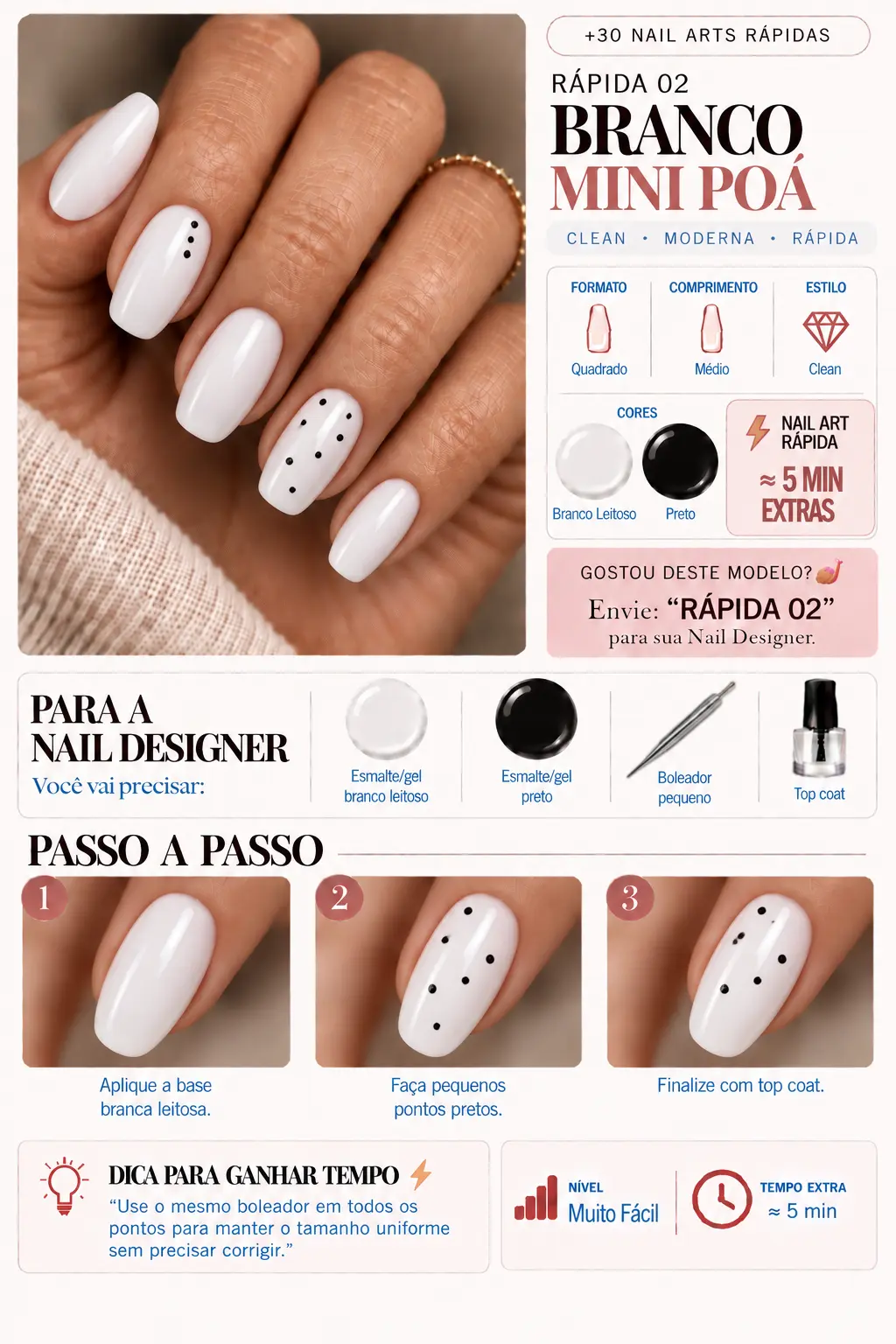 Página Branco Mini Poá do bônus 1