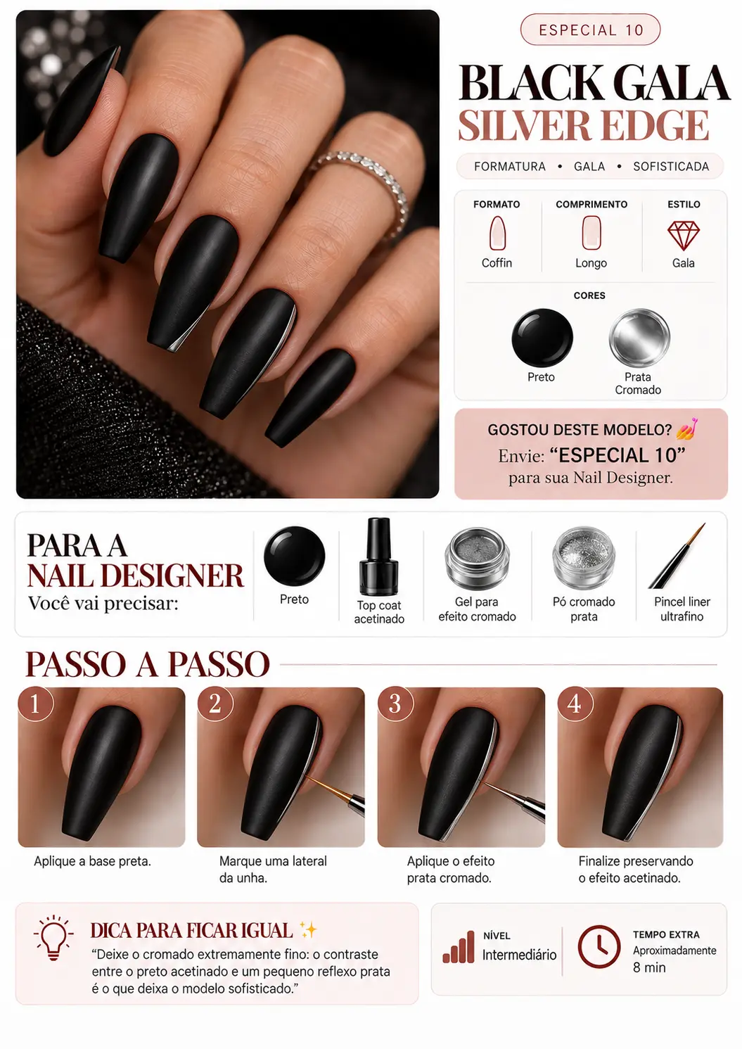 Página Black Gala Silver Edge do bônus 3